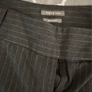 Apt 9 size 14 stretch wide leg pinstripes dress pants.
